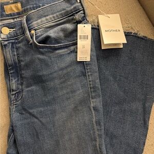 NWT MOTHER Women's Blue Jeans